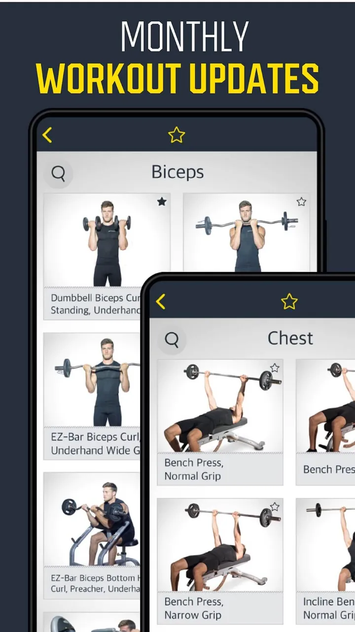 Captura de pantalla de la app Gym Workout Planner 4