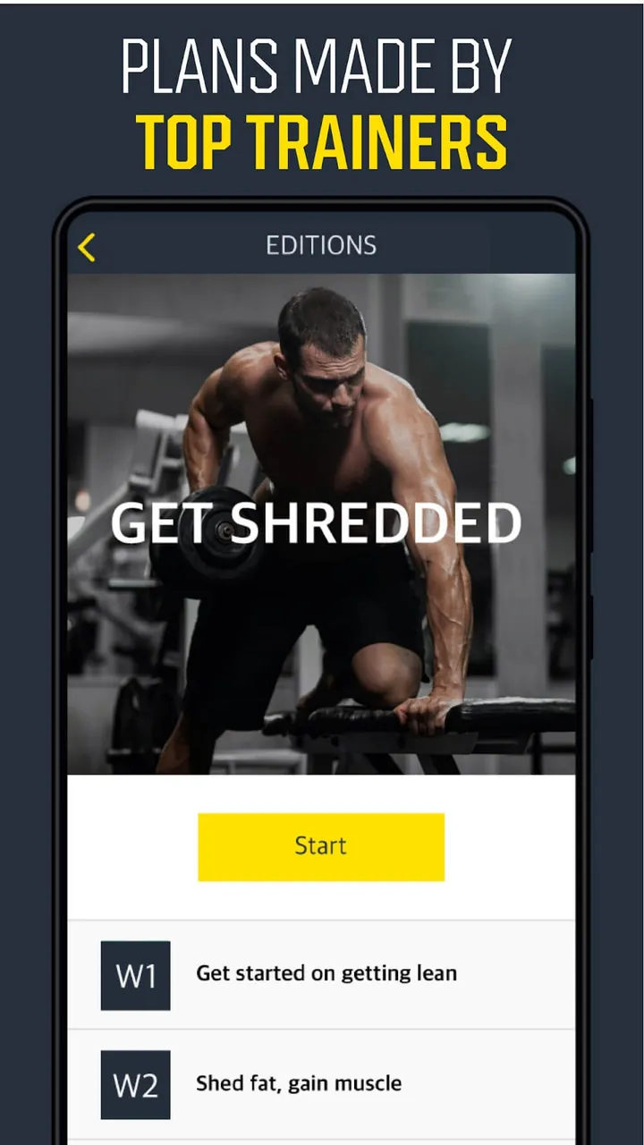 Captura de pantalla de la app Gym Workout Planner 5