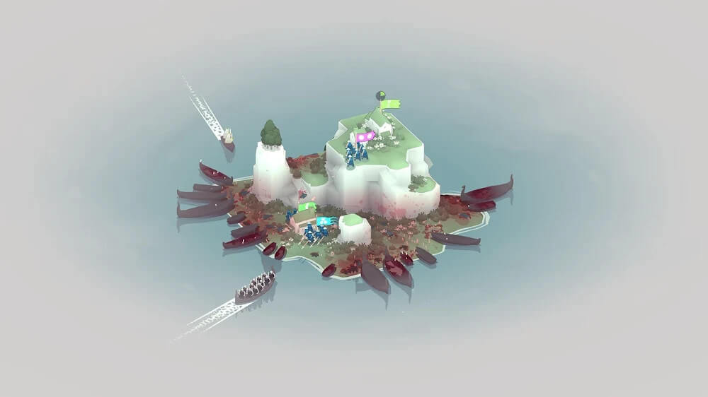 Tangkapan layar gameplay Bad North: Jotunn Edition 2