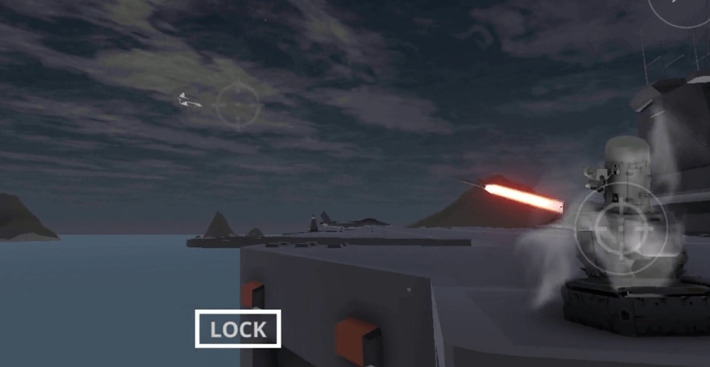 C-RAM CIWS Simulator Screenshot 4