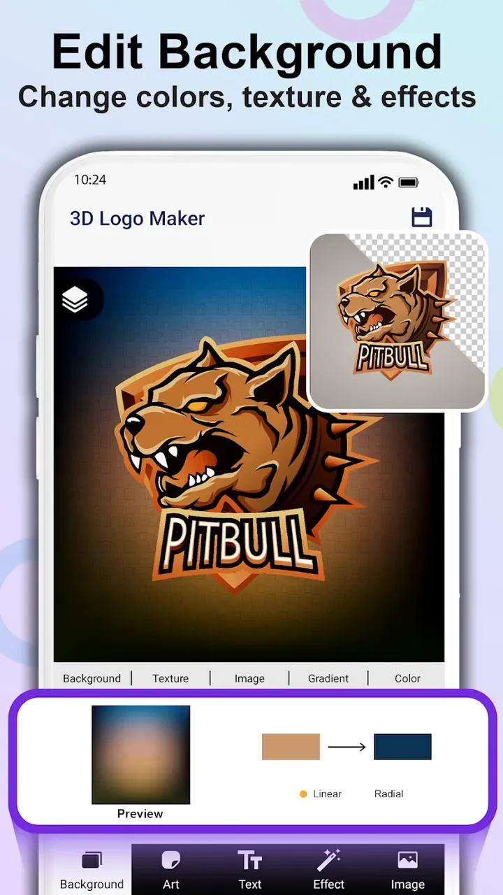 Tangkap Layar Aplikasi 3D Logo Maker 6
