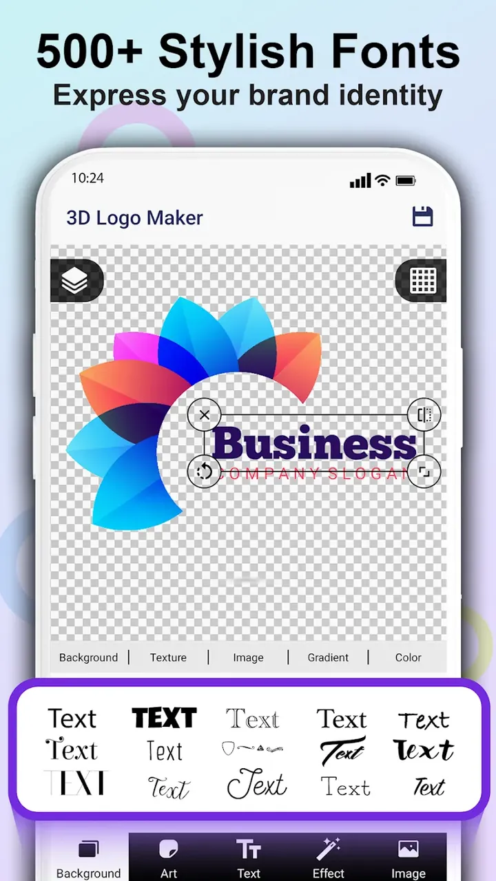 Tangkap Layar Aplikasi 3D Logo Maker 5