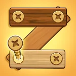 Screw Puzzle: Wood Nut & Bolt™