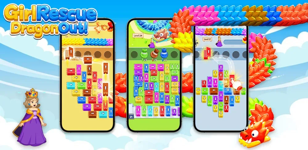Girl Rescue: Dragon Out! In-Game Screenshot 1