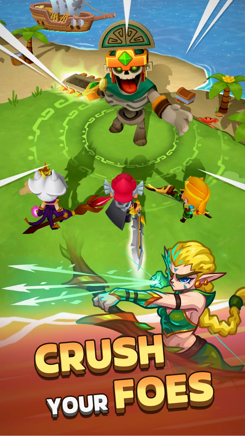 Epic Trio Roguelike Clash in-game screenshot 3