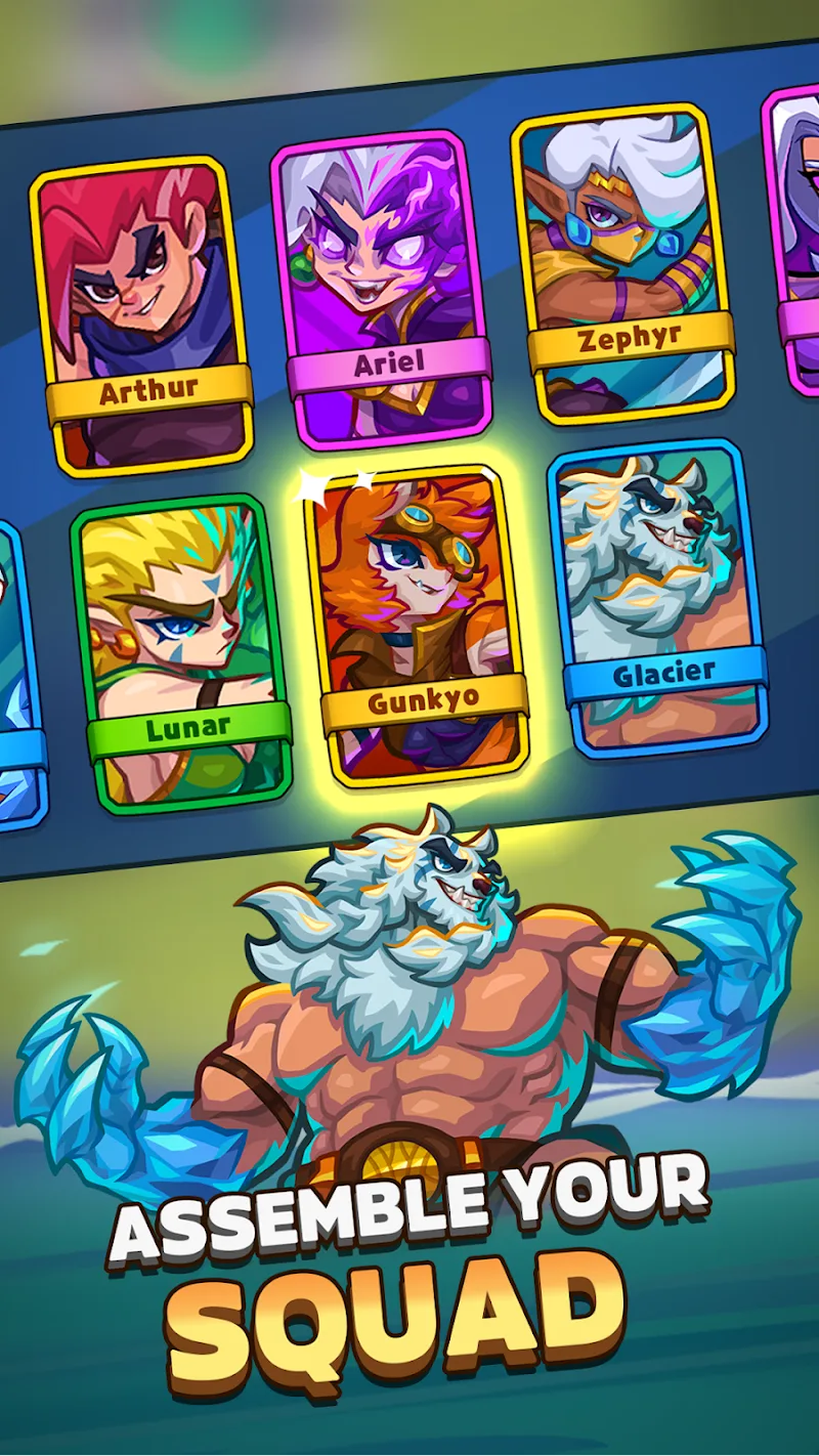 Epic Trio Roguelike Clash in-game screenshot 4