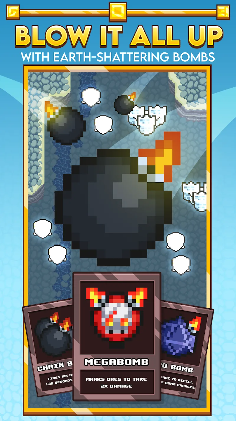 Tangkapan layar dalam game Idle Obelisk Miner 3