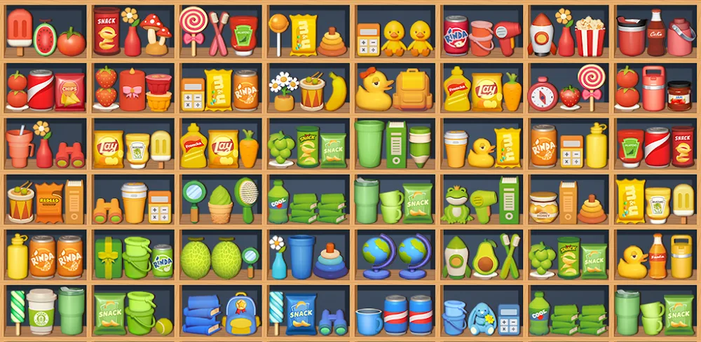 Goods Puzzle: Sort Challenge captura de pantalla 1