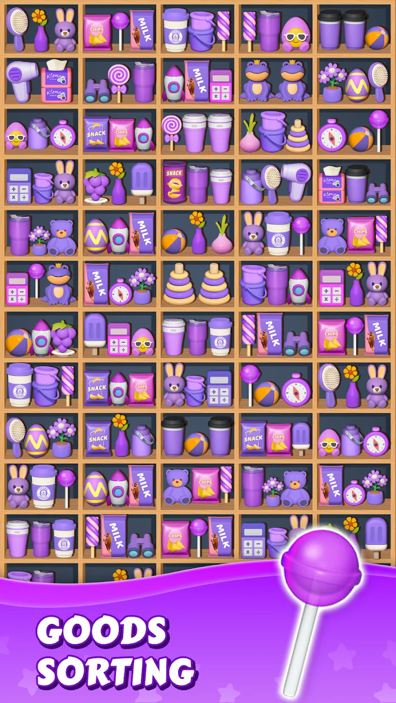 Goods Puzzle: Sort Challenge captura de pantalla 2
