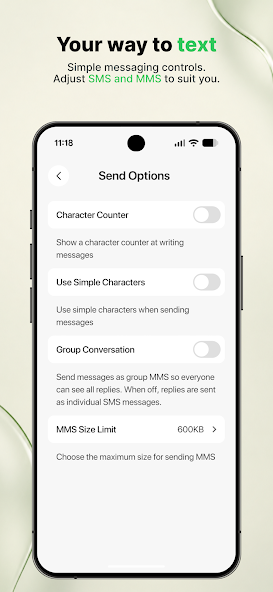 Liquid Messages - SMS/MMS OS26 vista previa 3