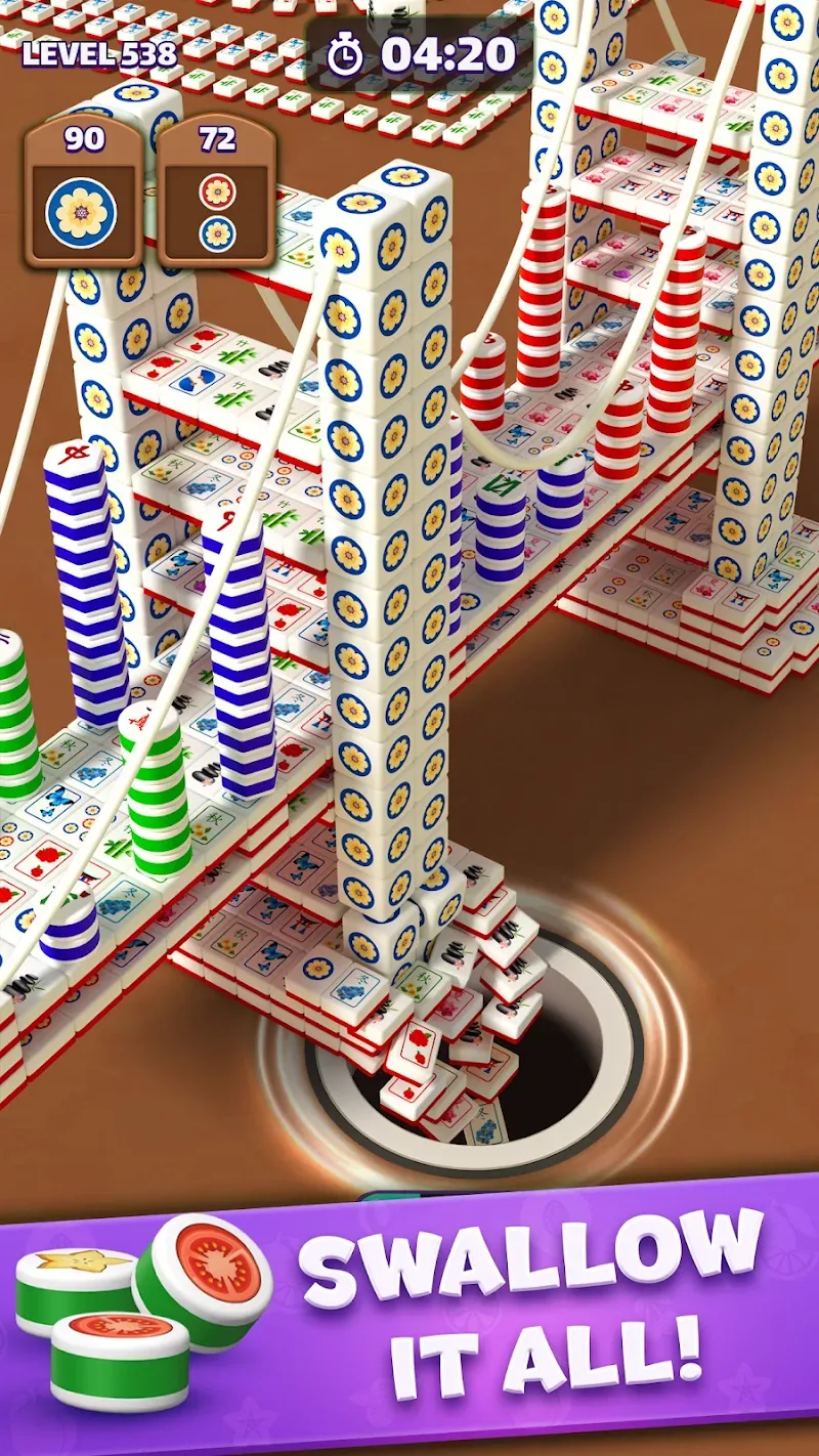 Tiles in Hole: Black Hole gameplay preview 4