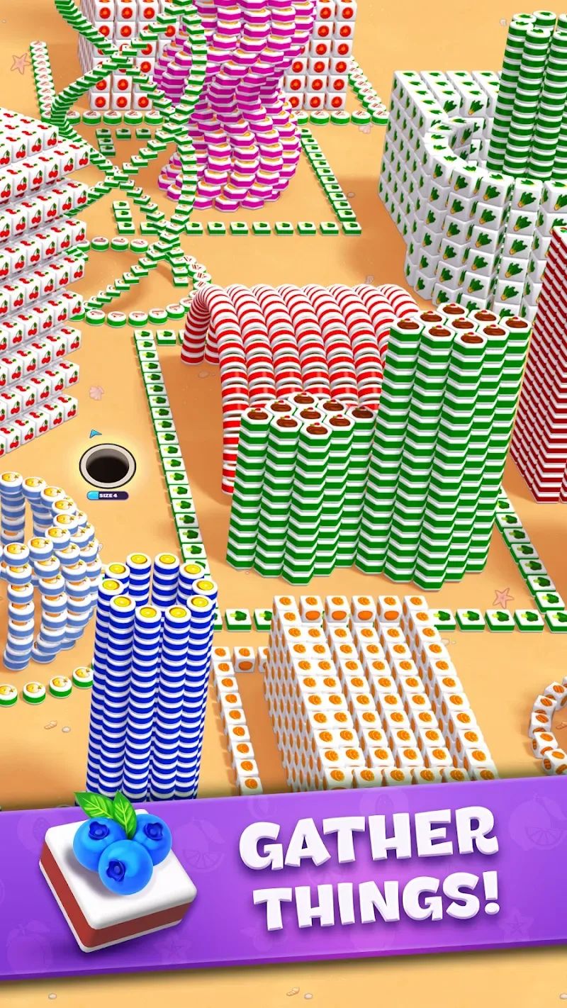 Tiles in Hole: Black Hole gameplay preview 3