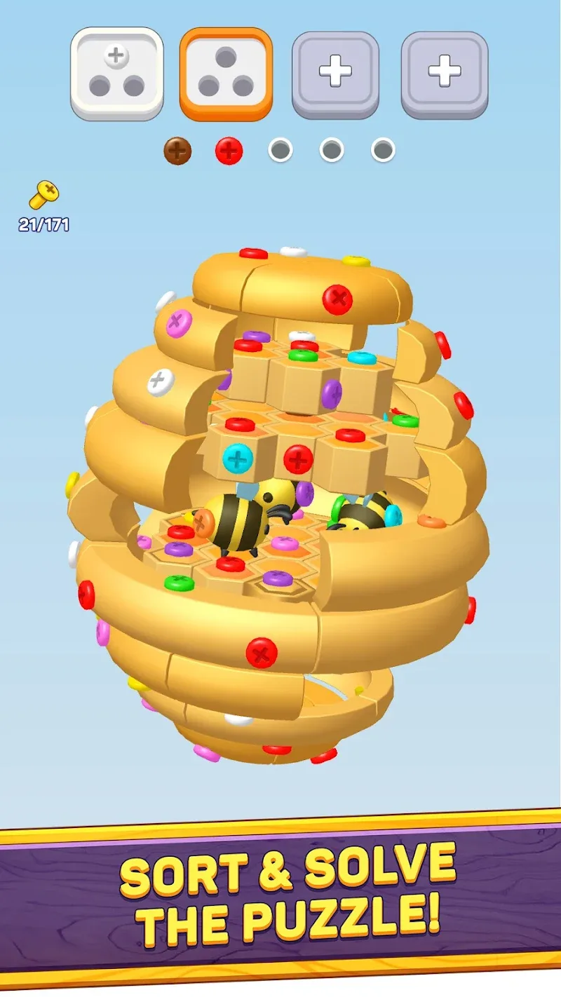 Screwzle 3D: Screw Sort gameplay preview 4
