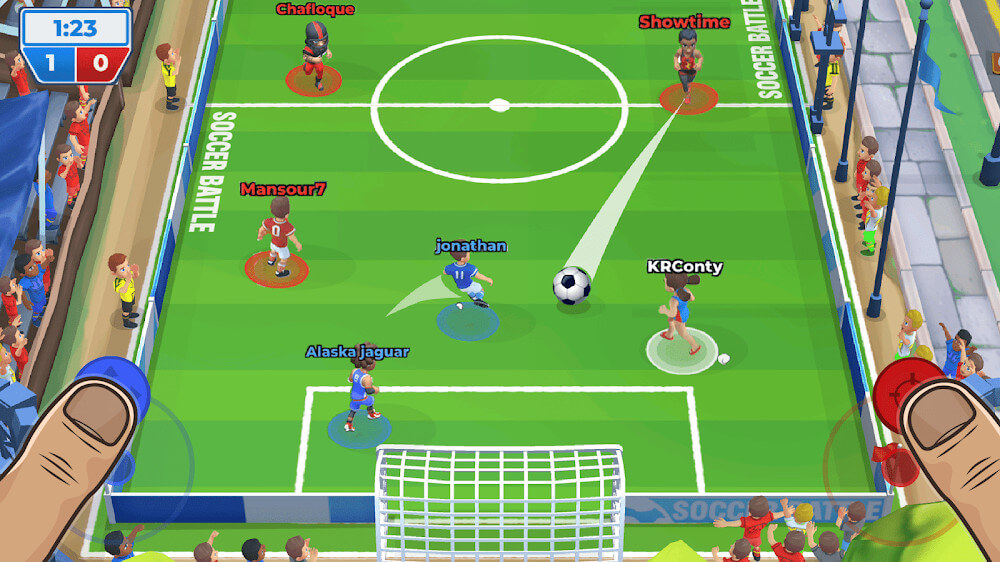 Captura de tela 3 de Soccer Battle