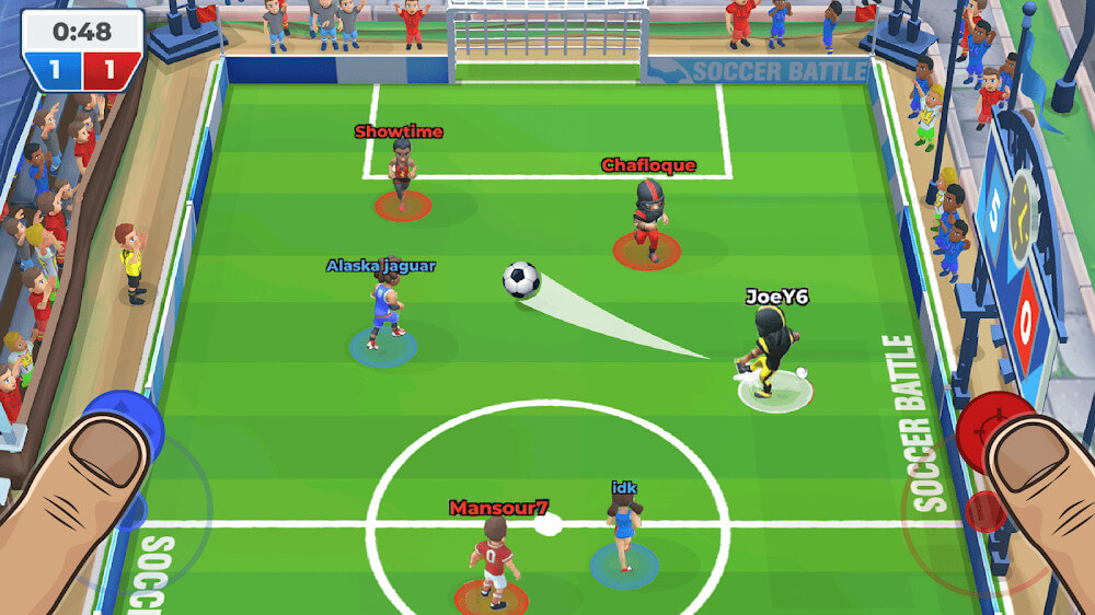Captura de tela 4 de Soccer Battle