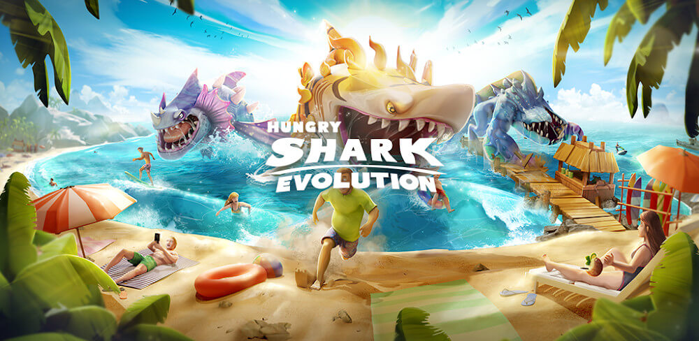 Captura de pantalla de Hungry Shark Evolution 1