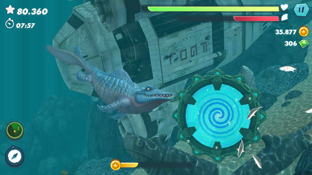 Captura de pantalla de Hungry Shark Evolution 3