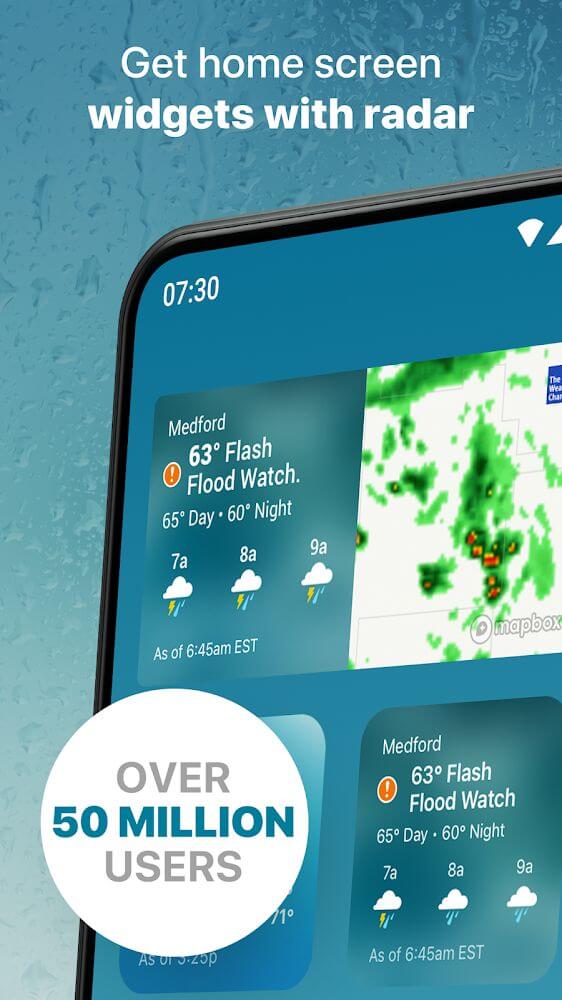 Captura de pantalla de la aplicación The Weather Channel 2