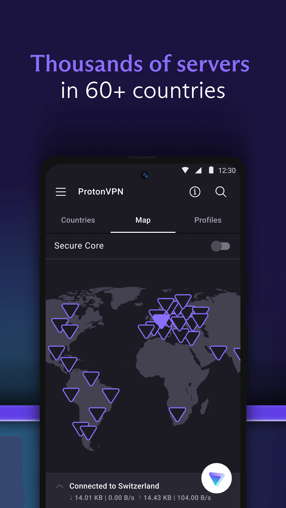 Скриншот Proton VPN 3