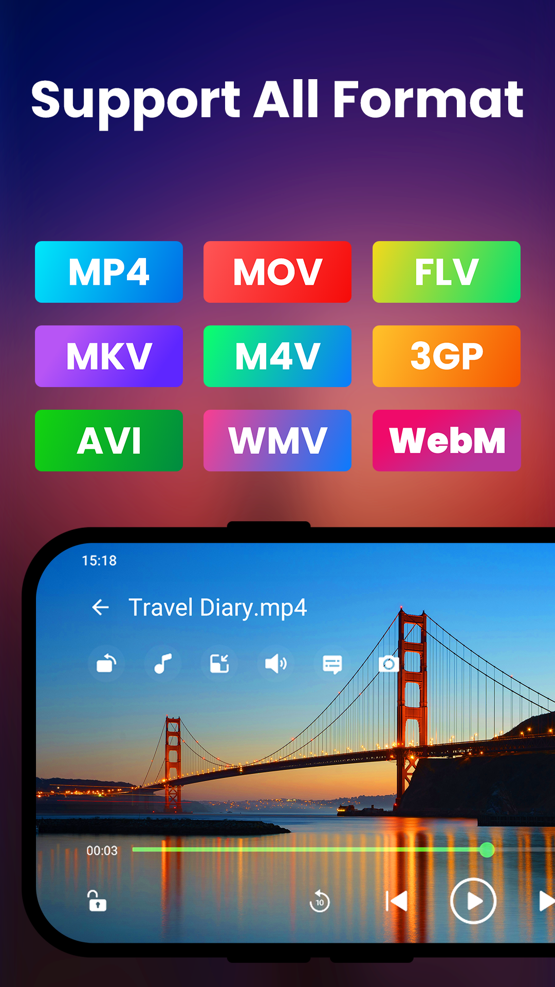 Video Player All Format app screenshot 1