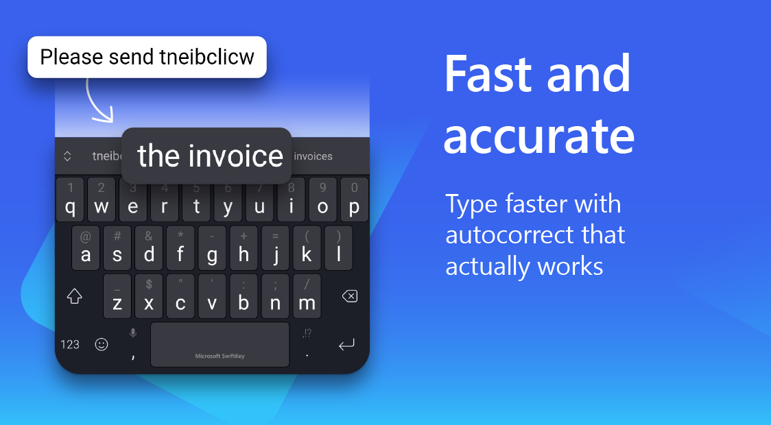 Microsoft SwiftKey AI Keyboard preview screenshot 2