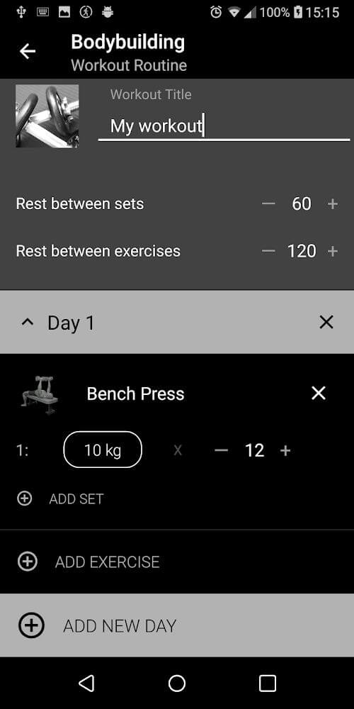 Bodybuilding. Weight Lifting screenshot 7