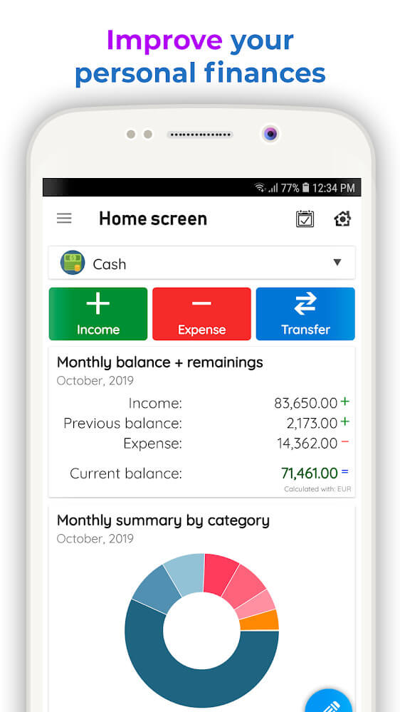 Daily Expenses 3 preview screenshot 2