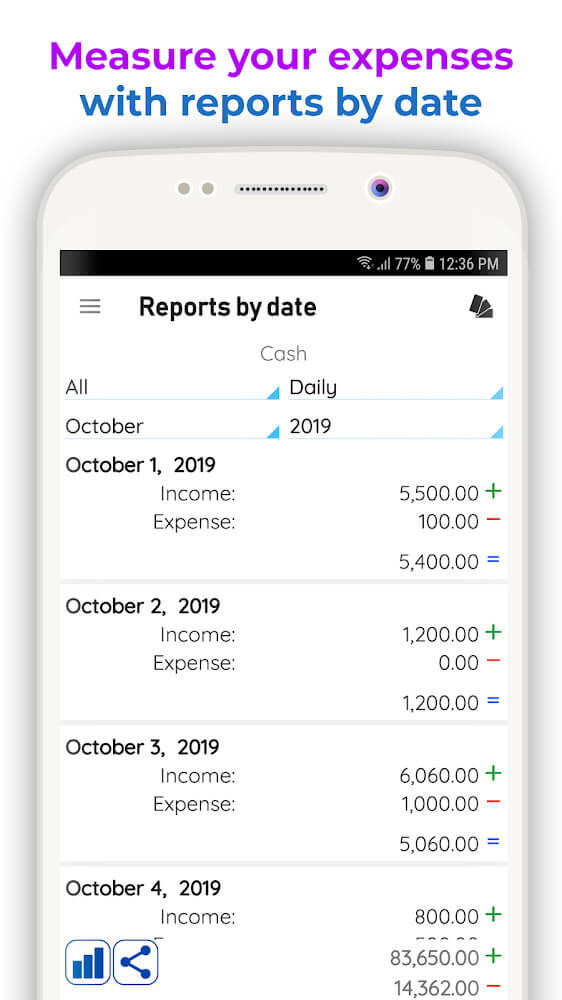 Daily Expenses 3 preview screenshot 5