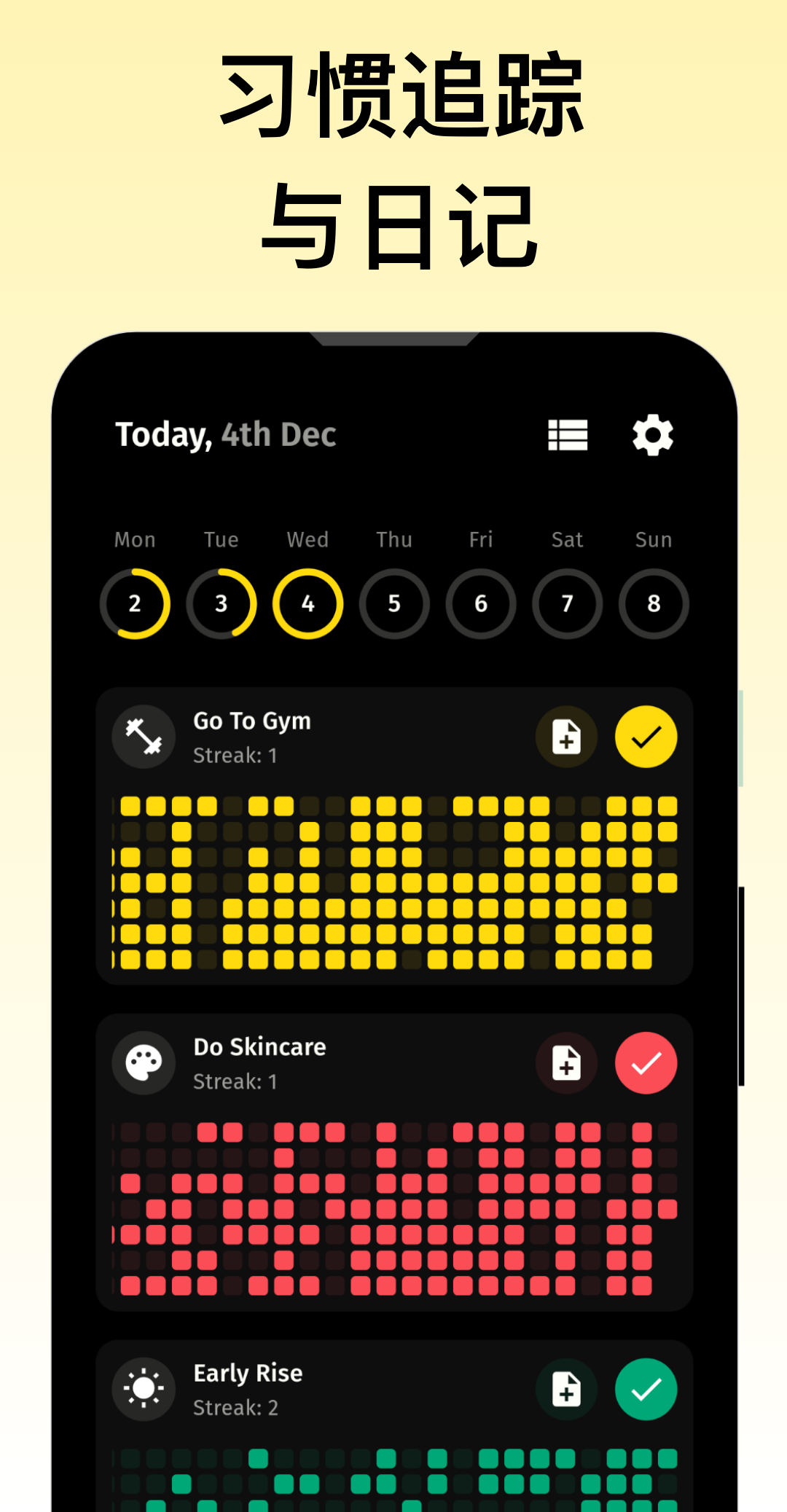 Habit Tracker – TickOff preview screenshot 5