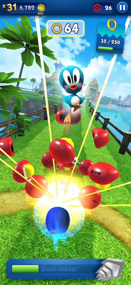 Captura de pantalla del juego Sonic Dash 5
