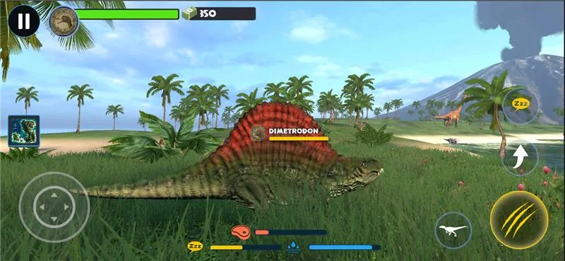 Prévia do jogo Jurassic Clash Primal Dino Sim 4
