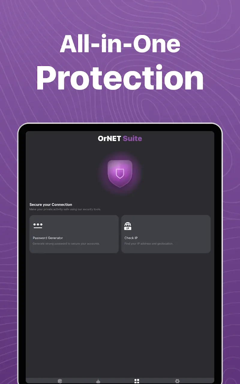 OrNET VPN app preview 4