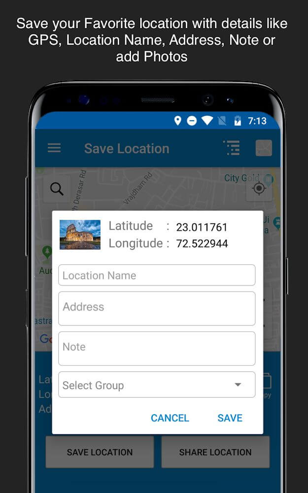 Screenshot Save Location GPS 3