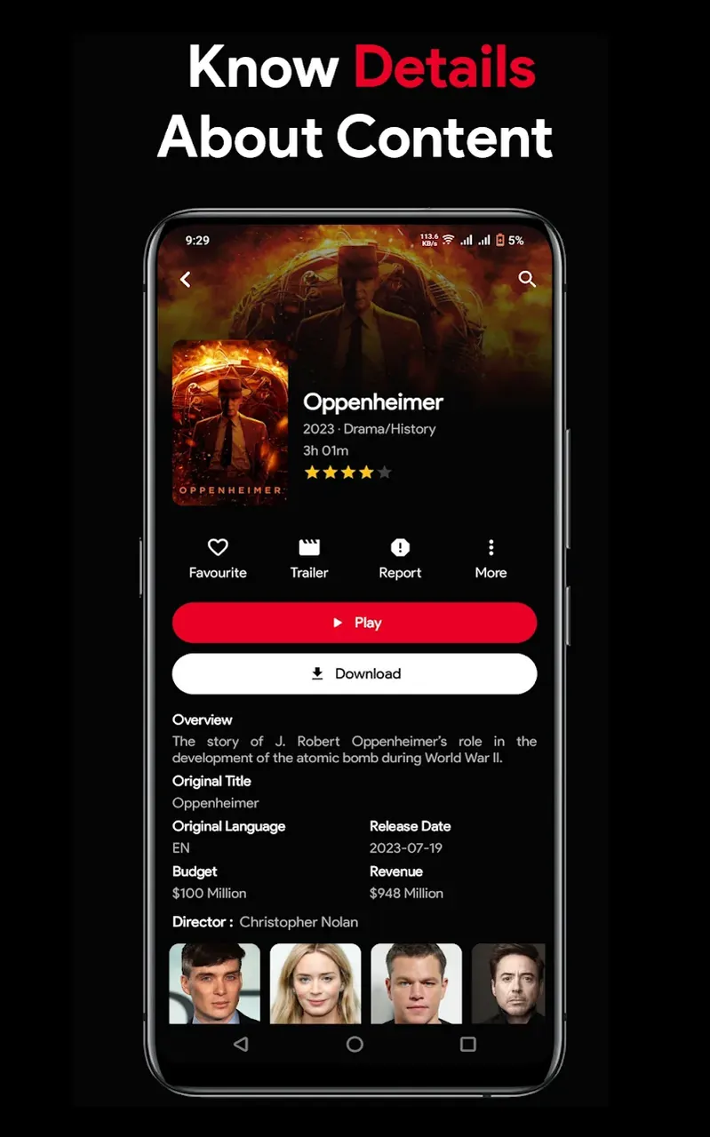 Streamflix:HD Movies & TV App preview screenshot 5