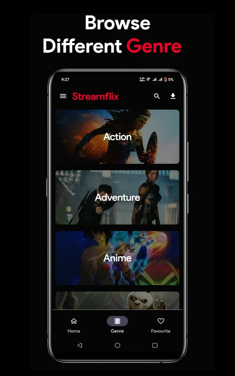 Streamflix:HD Movies & TV App preview screenshot 4