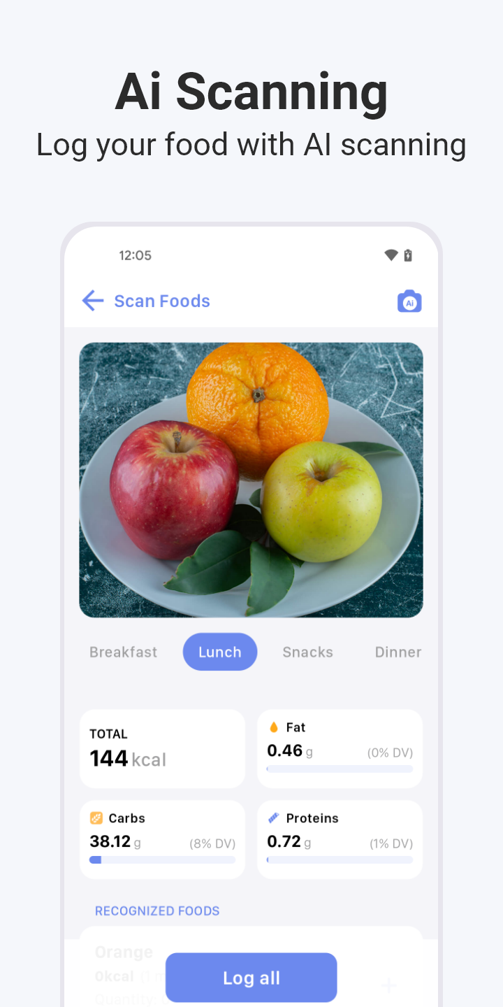 Calory - AI Calorie Counter app preview 5