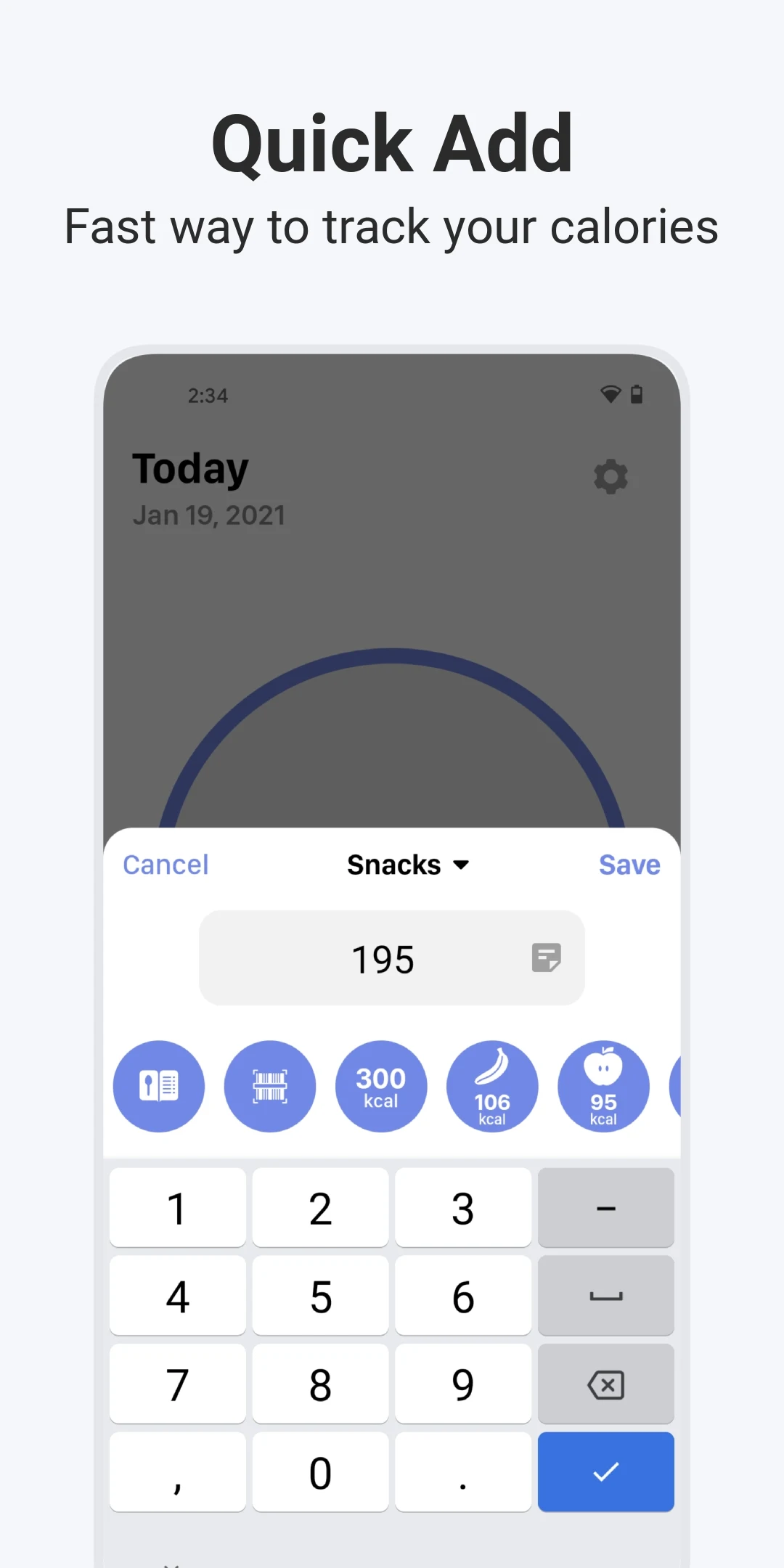 Calory - AI Calorie Counter app preview 3