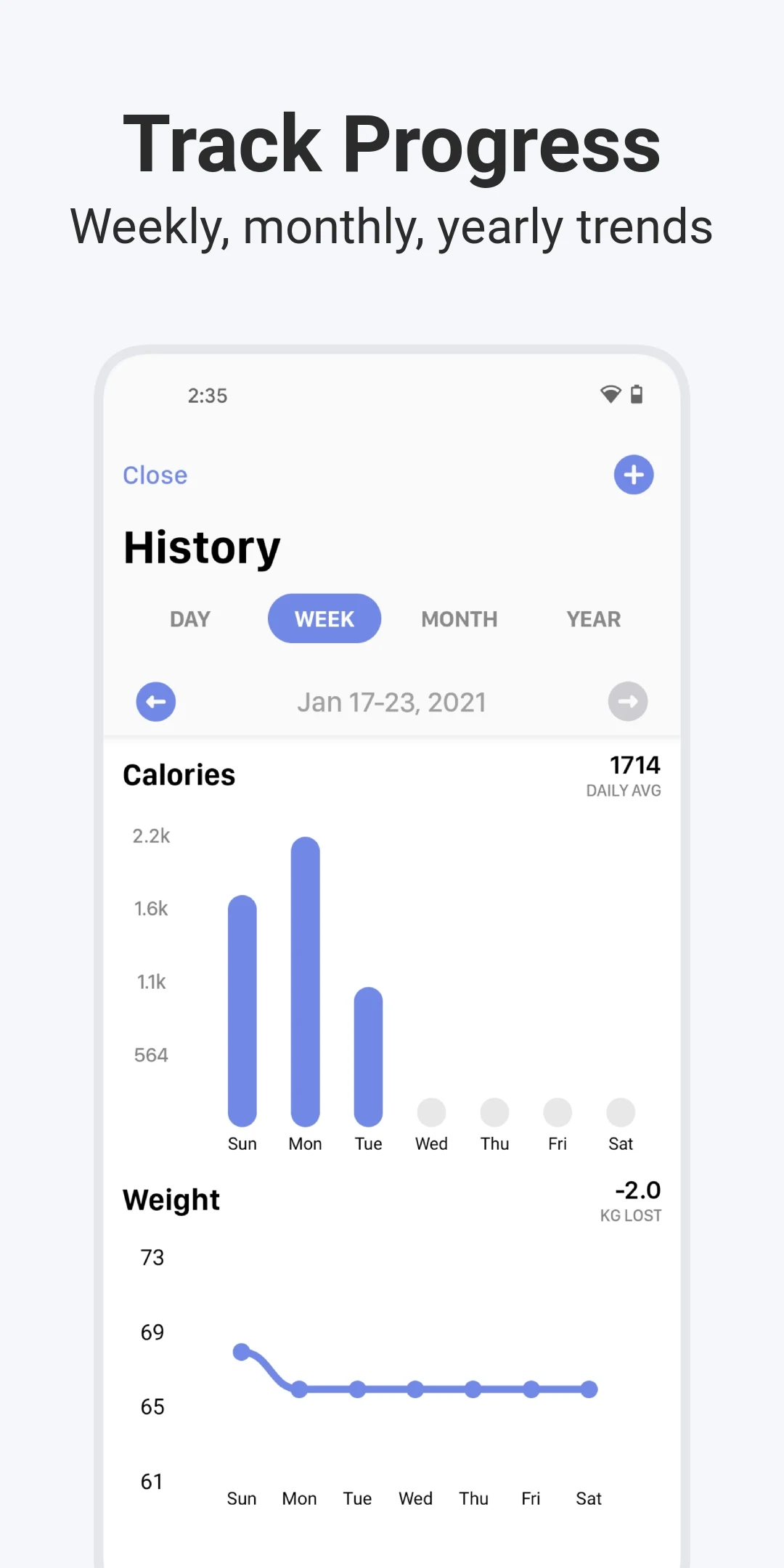 Calory - AI Calorie Counter app preview 4