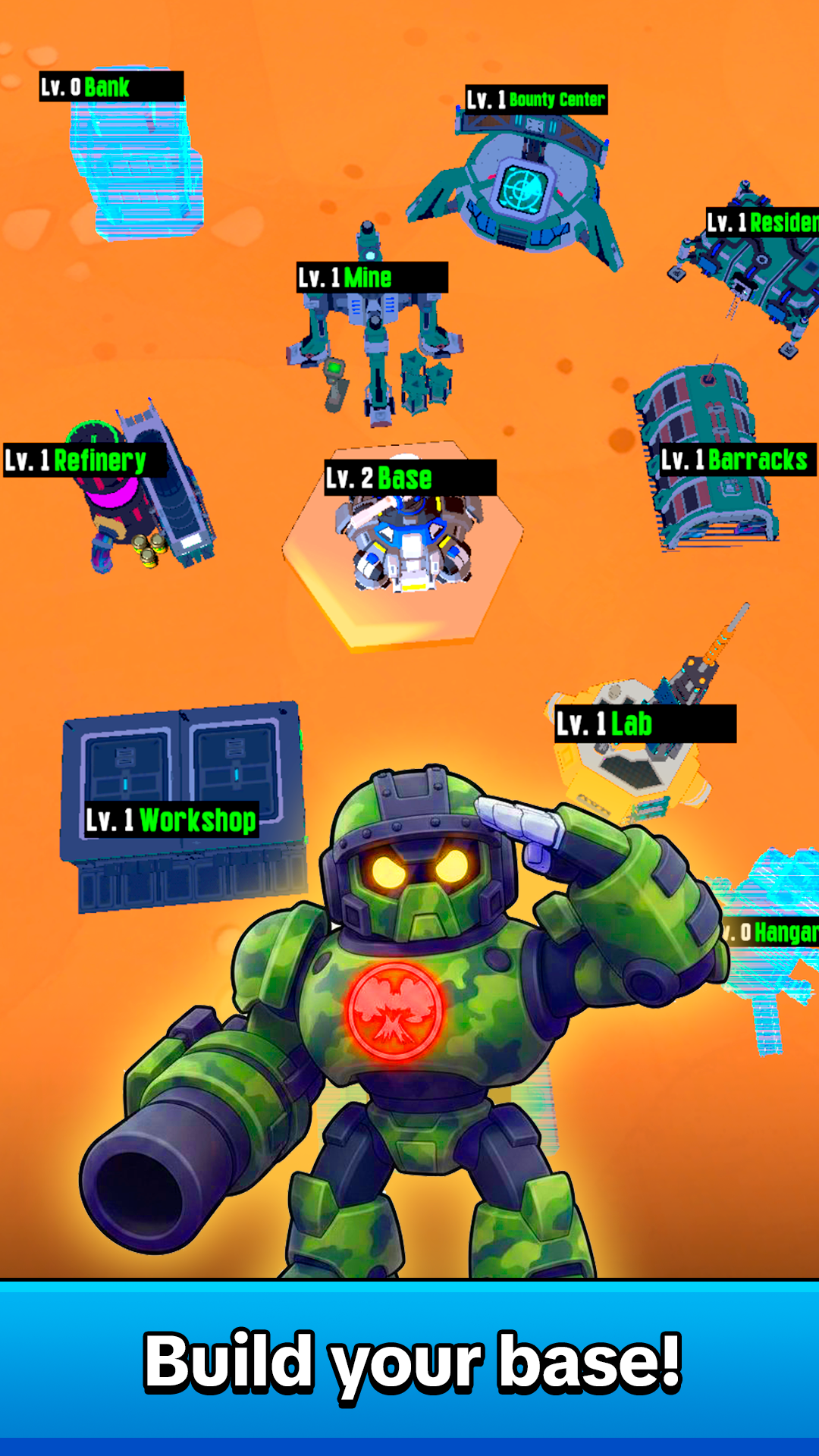 Space Base: Idle Tower Defense gameplay screenshot 2