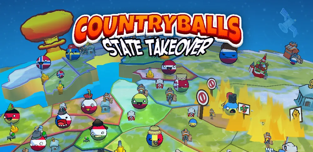 Country Balls: State Takeover gameplay screenshot 1
