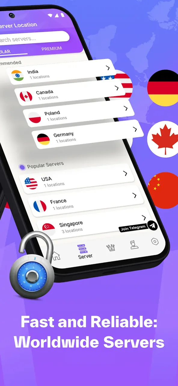 Singapore Plus VPN app screenshot 3