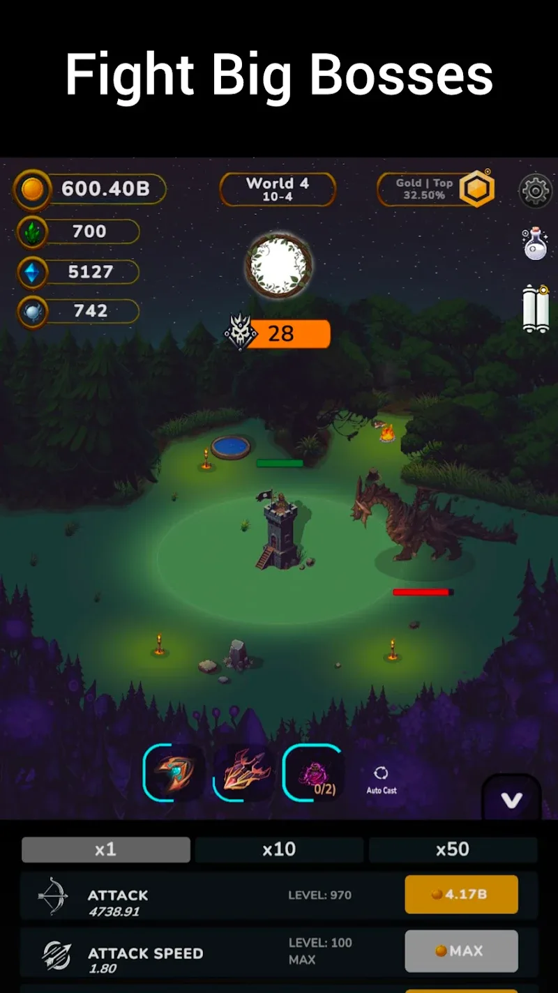 Whispers of the Forest - Idle gameplay screenshot 2
