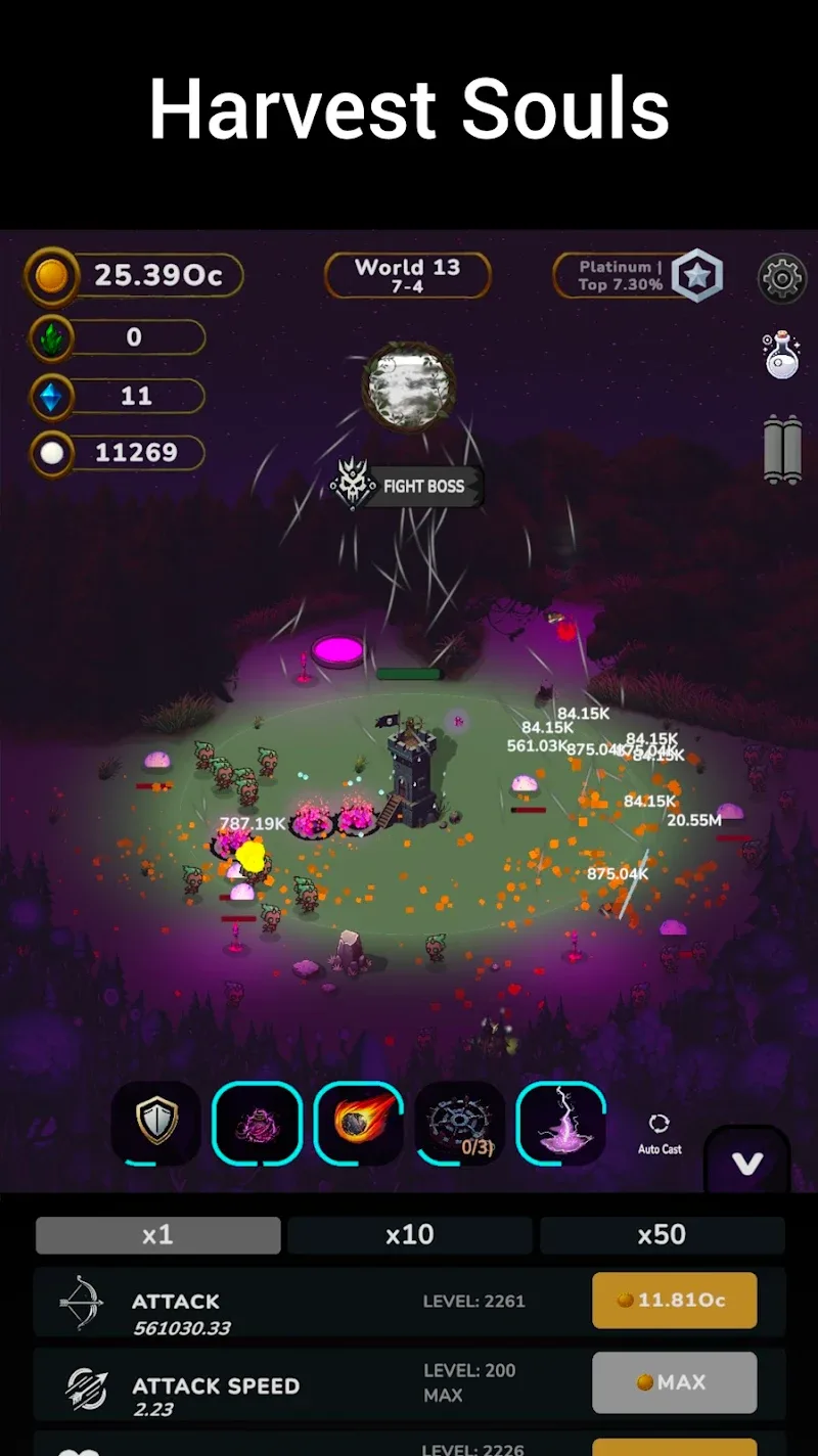 Whispers of the Forest - Idle gameplay screenshot 3