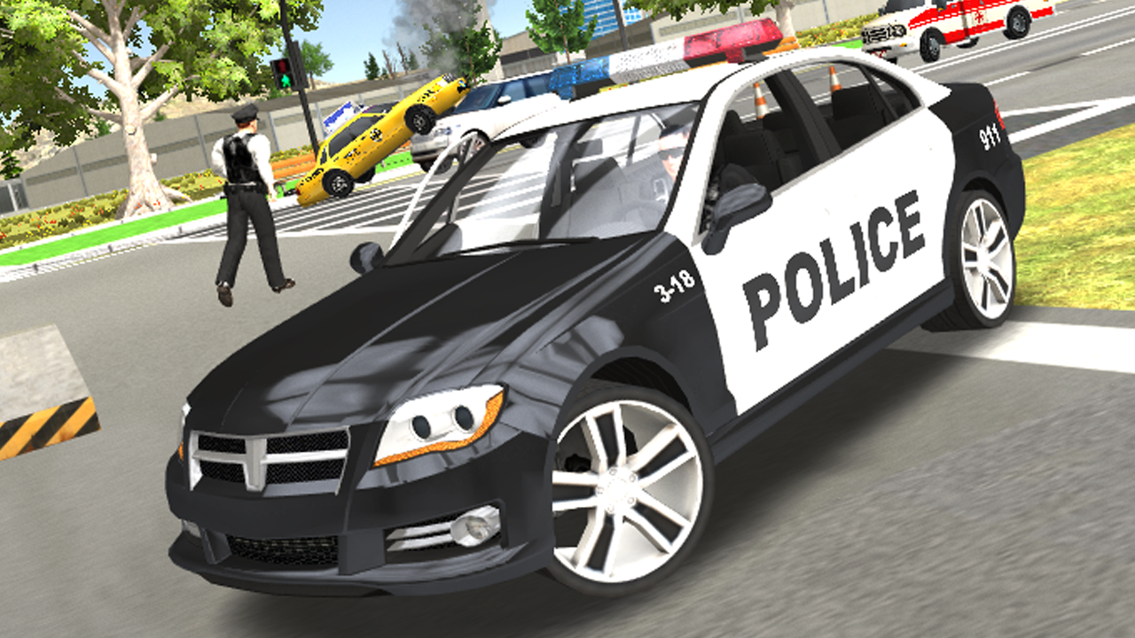 Police Car Chase Cop Simulator gameplay screenshot 1