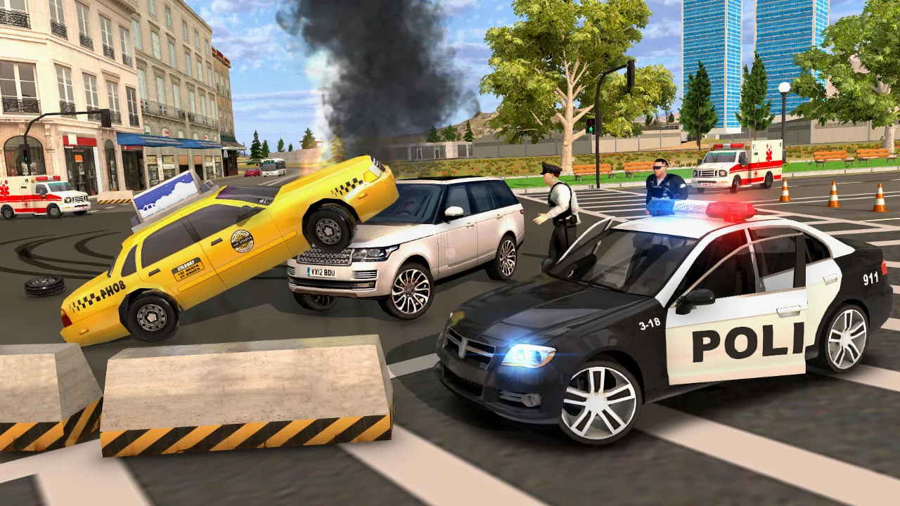 Police Car Chase Cop Simulator gameplay screenshot 2