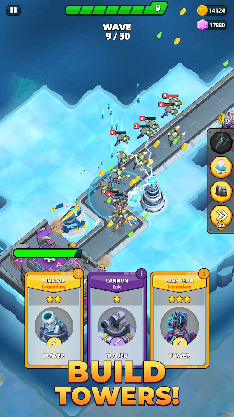 Captura de pantalla 3 de Raid Rush: Tower Defense TD