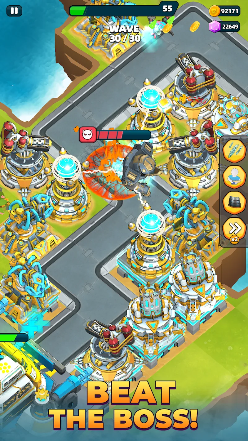 Captura de pantalla 5 de Raid Rush: Tower Defense TD