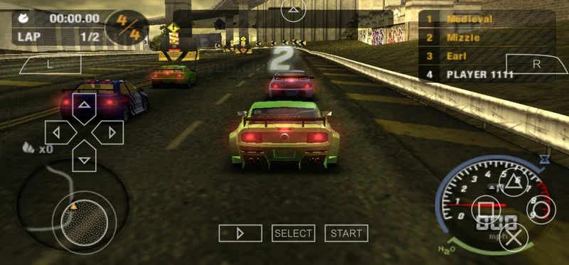 NFS Most Wanted 5-1-0 race action screenshot 3