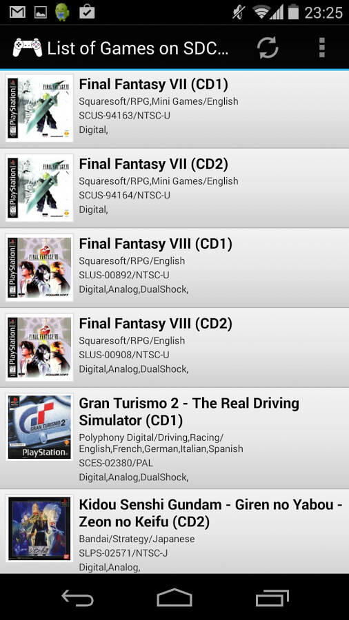 Captura de pantalla 2 de ePSXe for Android
