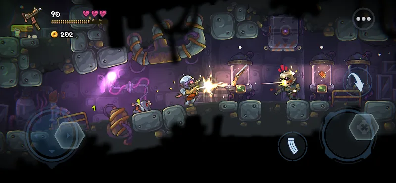Captura de pantalla del juego de Zombotron Re-Boot 5